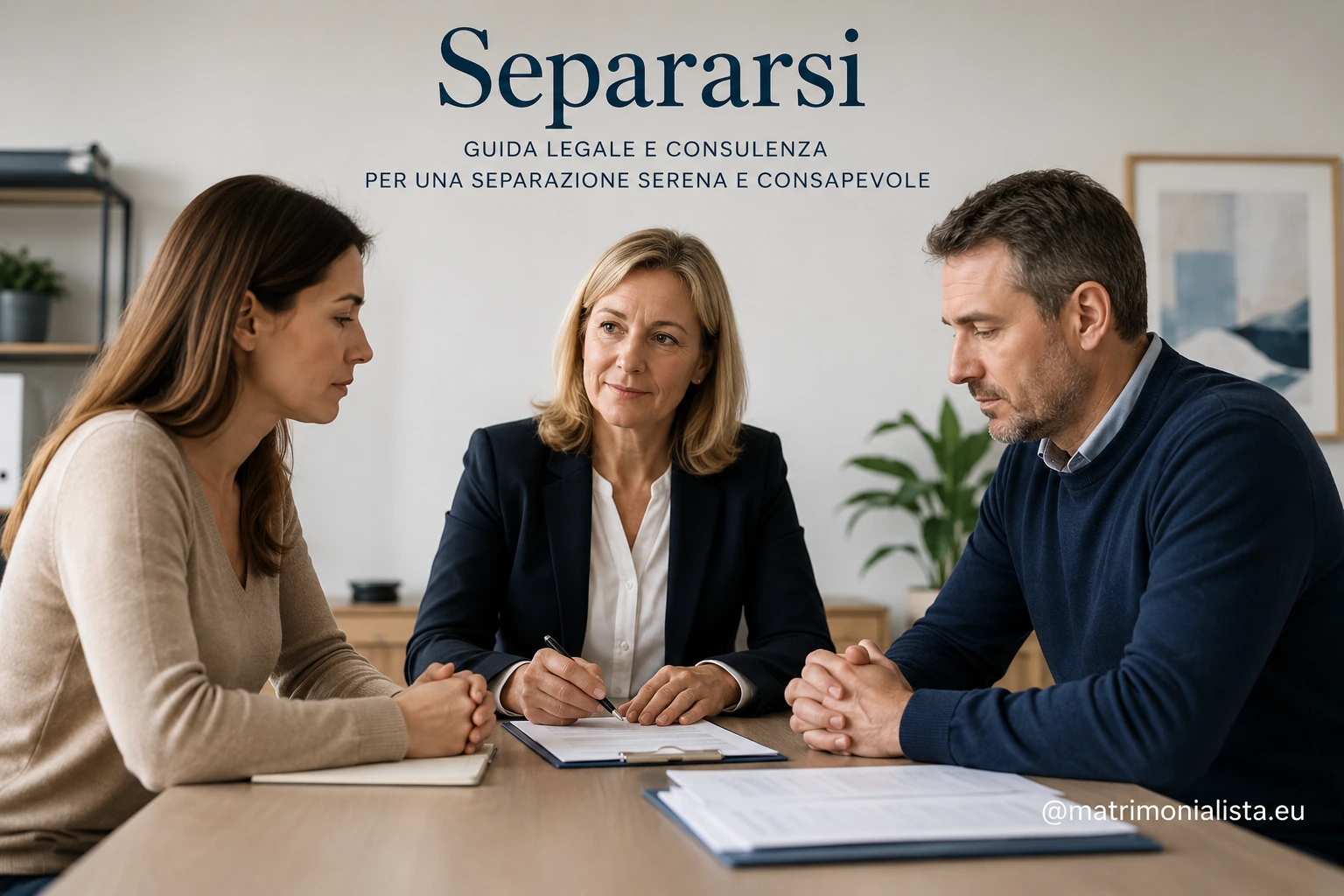 Immagine sul tema Separarsi con marchio @matrimonialista.eu